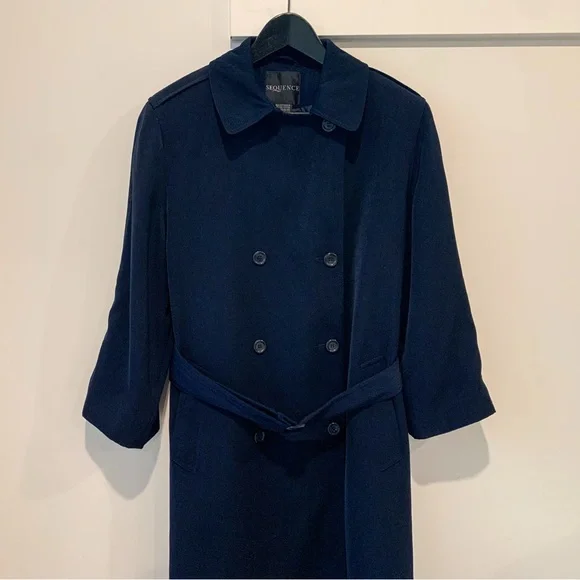 SEQUENCE double breasted trench - Picture 3 of 12